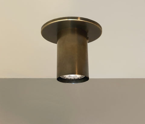 Brass Cylinder Flush Spot