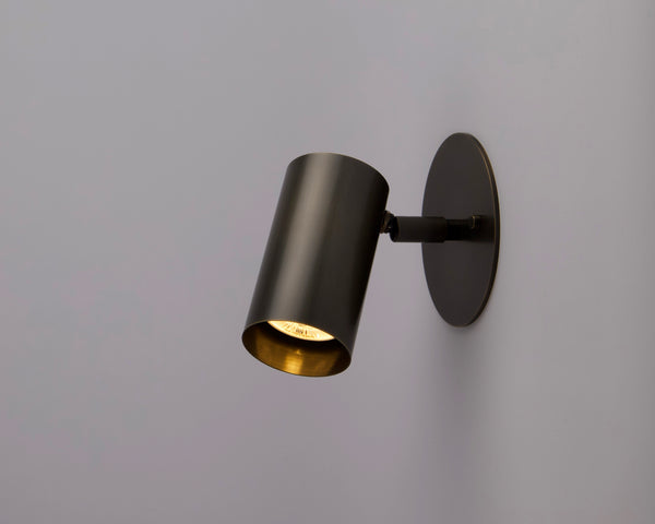 Brass Cylinder Wall Lamp