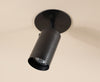Brass Cylinder Adjustable Spot - Top Mount