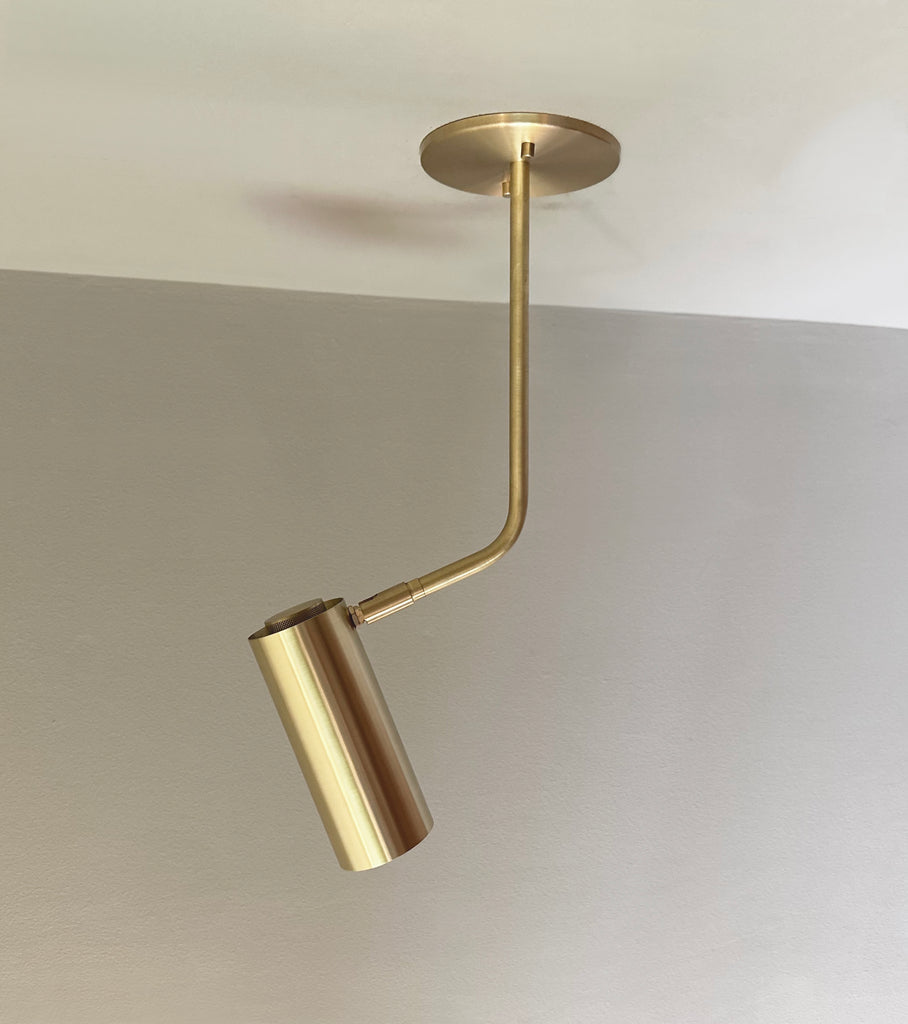 Brass Cylinder Bent Arm Drop Spot