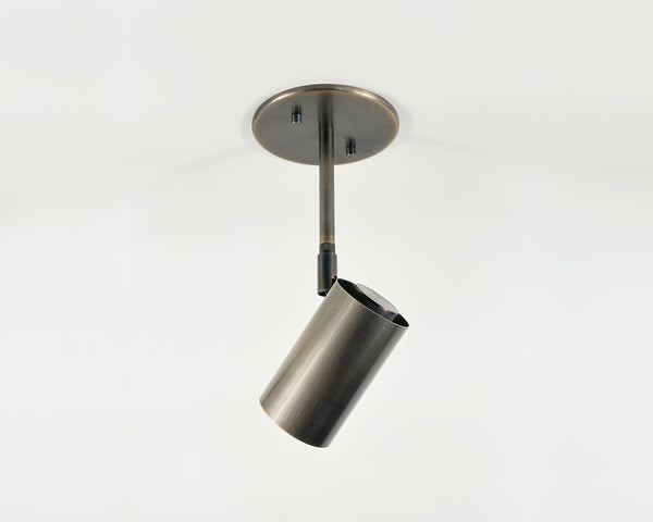 Brass Cylinder Drop Spot - Side Mount