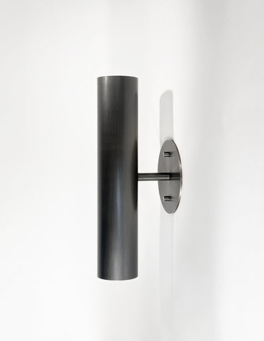 Brass Cylinder Up-Down Sconce