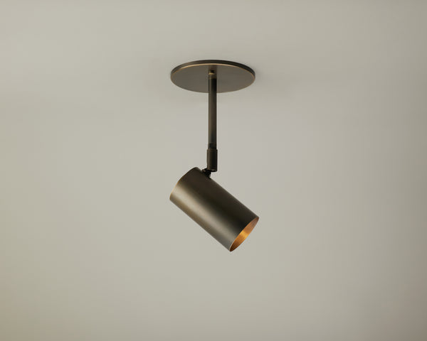 Brass Cylinder Drop Spot - Side Mount
