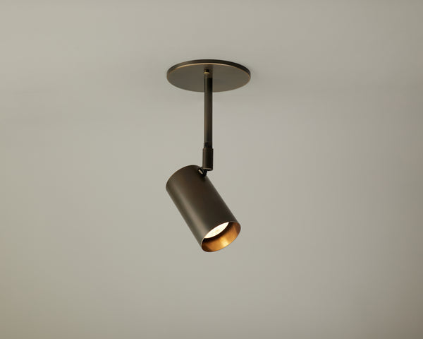 Brass Cylinder Drop Spot - Side Mount