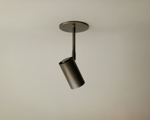 Brass Cylinder Drop Spot - Side Mount