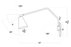 Tiel Arch Wall Lamp