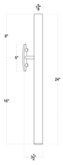 Miro 2 XXL - 24" Sconce
