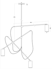 Task Articulating Chandelier