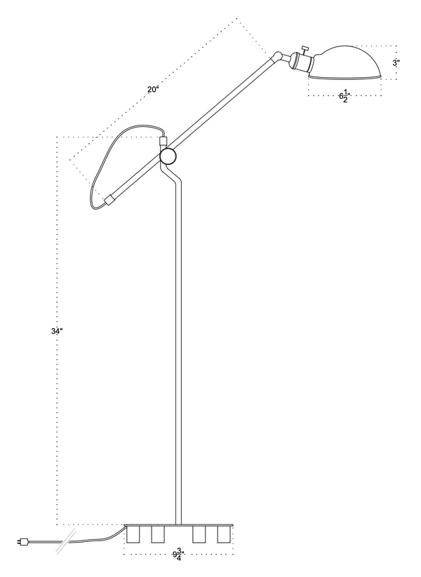 Task Articulating Floor Lamp