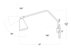 Tiel Arch Wall Lamp