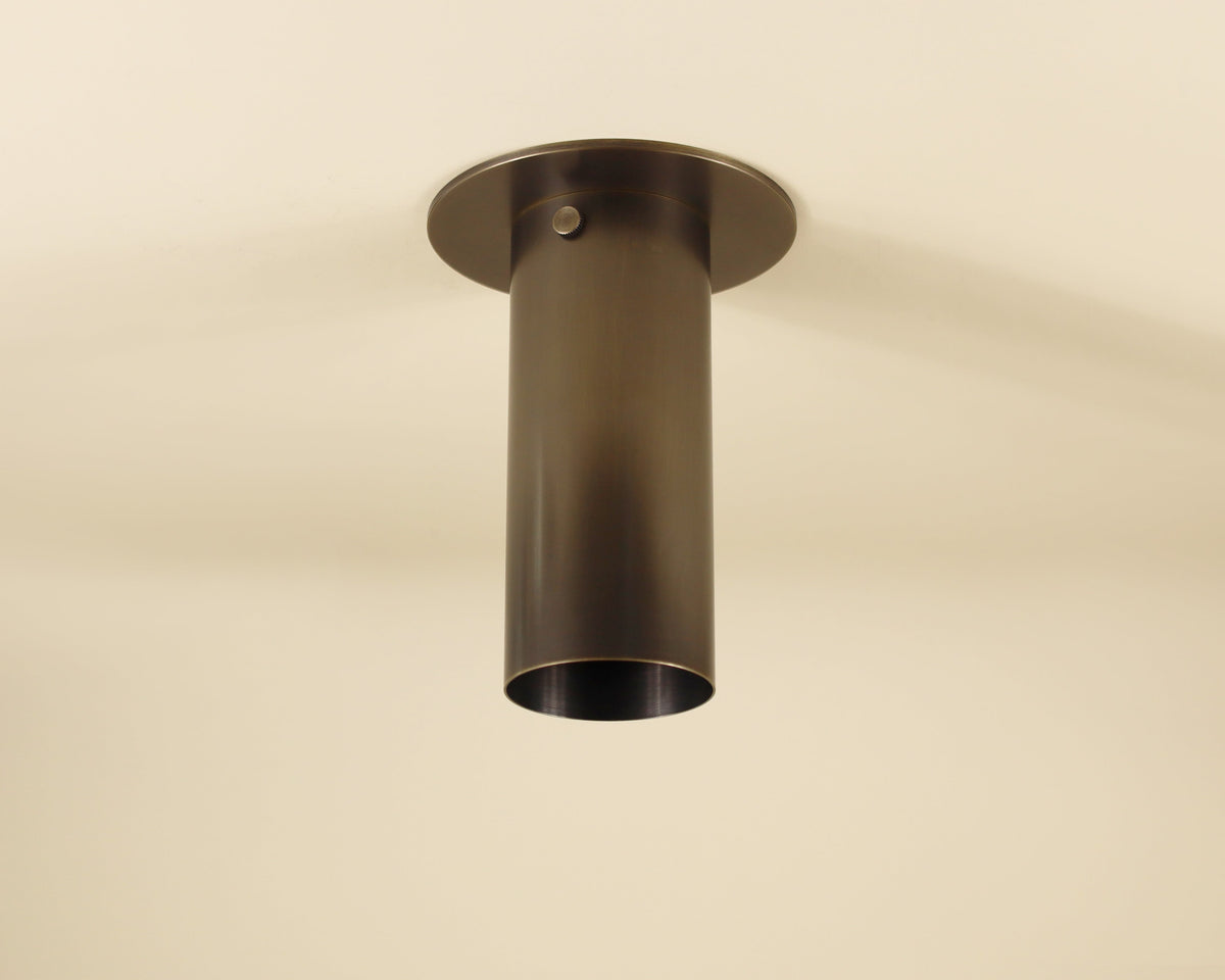 Ceiling light fixture on a beige background