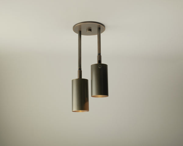 Brass Cylinder Double Drop Spot