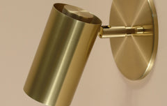 Brass Cylinder Wall Lamp