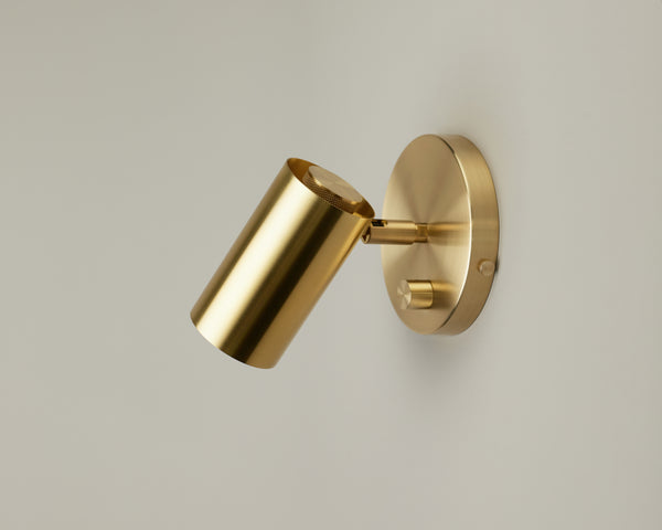 Brass Cylinder Wall Lamp