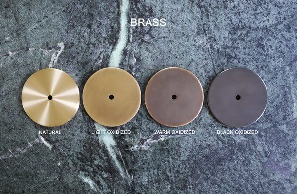 Brass & Steel Finish Samples