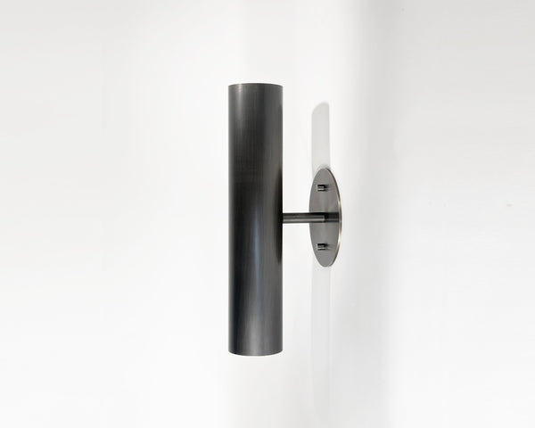 Brass Cylinder Up-Down Sconce