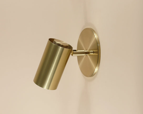 Brass Cylinder Wall Lamp