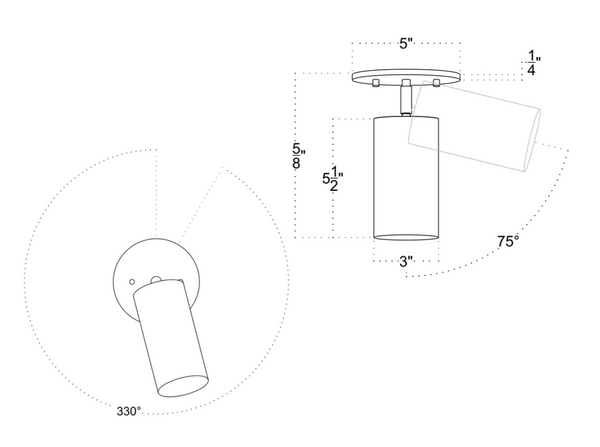 Cove Adjustable Spot