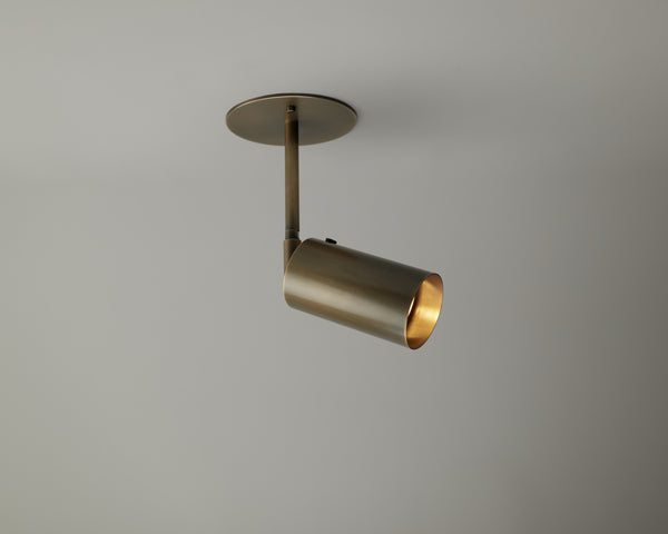 Brass Cylinder Drop Spot - Top Mount