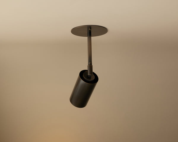 Brass Cylinder Drop Spot - Top Mount