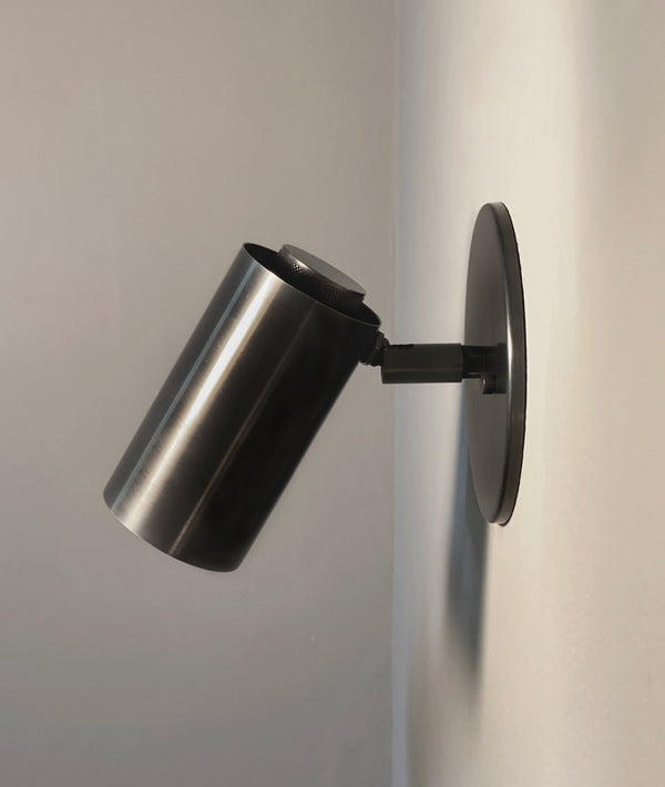 Brass Cylinder Wall Lamp