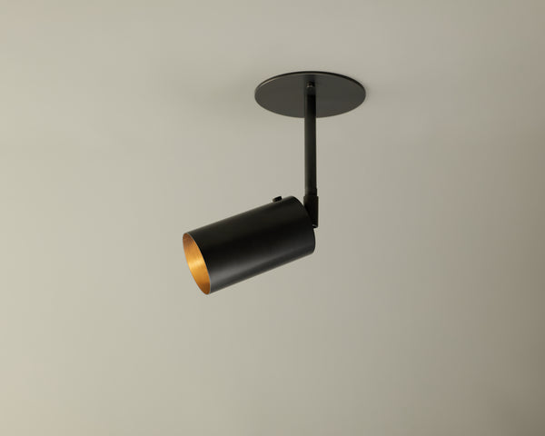 Brass Cylinder Drop Spot - Top Mount