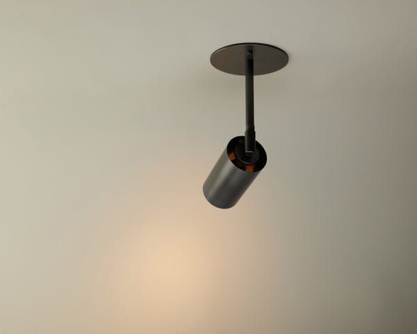 Brass Cylinder Drop Spot - Top Mount