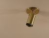 Brass Cylinder Adjustable Spot - Top Mount