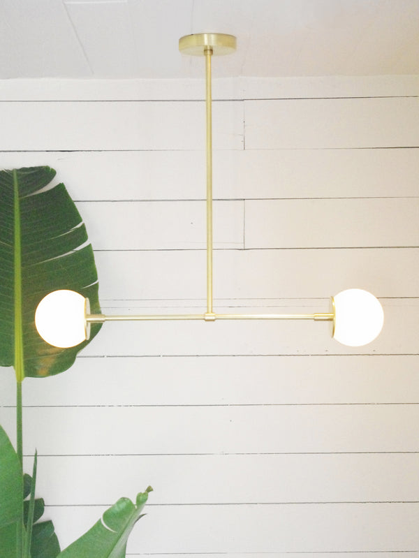 Globe Double Chandelier