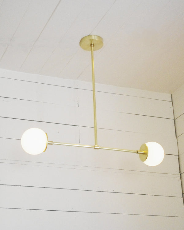 Globe Double Chandelier