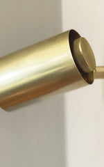 Brass Cylinder Extension Wall Lamp