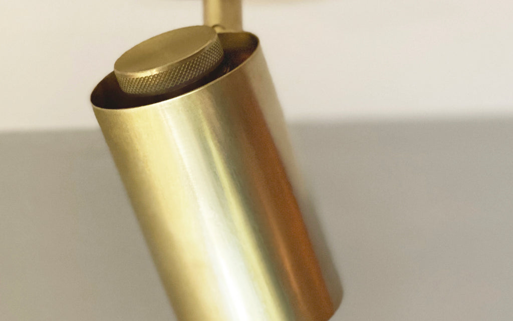Brass Cylinder Drop Spotlight - Side Mount – Long Made Co.