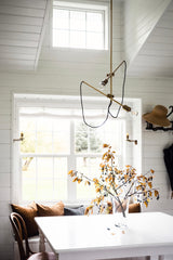 Industrial Double Arm Chandelier