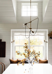 Industrial Double Arm Chandelier